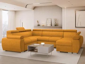 Binche 6-sits Bäddsoffa hörn med divan höger och förvaring - Flow 10 - Möbler - Soffa - Bäddsoffa - Hörnbäddsoffa