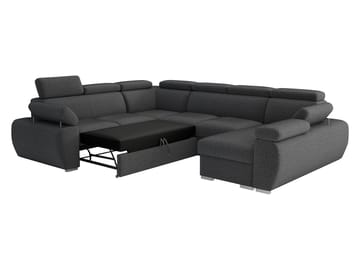 Binche 6-sits Bäddsoffa hörn med divan höger och förvaring - Flow 17 - Möbler - Soffa - Bäddsoffa - Hörnbäddsoffa