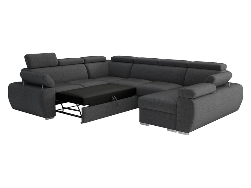 Binche 6-sits Bäddsoffa hörn med divan höger och förvaring - Flow 17 - Möbler - Soffa - Bäddsoffa - Hörnbäddsoffa