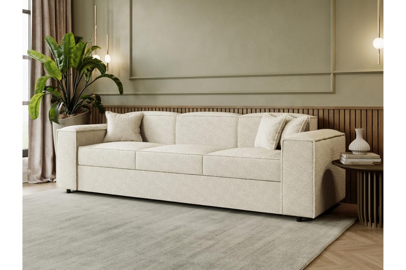 Bizantine Bäddsoffa 3-sits - Beige - Möbler - Soffa - Bäddsoffa - 3 sits bäddsoffa