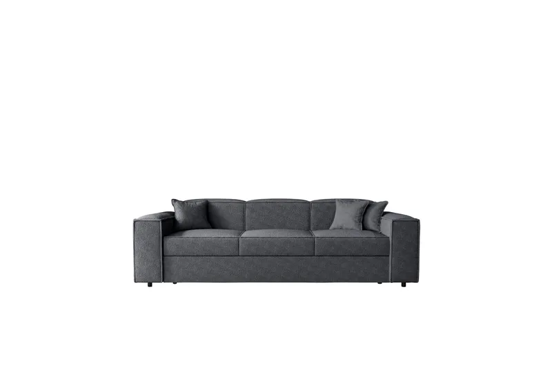 Bizantine Bäddsoffa 3-sits - Grå - Möbler - Soffa - Bäddsoffa - 3 sits bäddsoffa