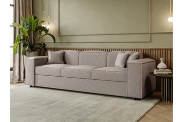 Bizantine Bäddsoffa 3-sits - Grå - Möbler - Soffa - Bäddsoffa - 3 sits bäddsoffa