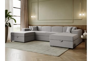 Bizantine Bäddsoffa Dubbeldivan 4-sits - Vit - Möbler - Soffa - Bäddsoffa - U bäddsoffa