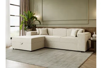 Bizantine Bäddsoffa m. Divan 3-sits - Beige - Möbler - Soffa - Bäddsoffa - Bäddsoffa divan