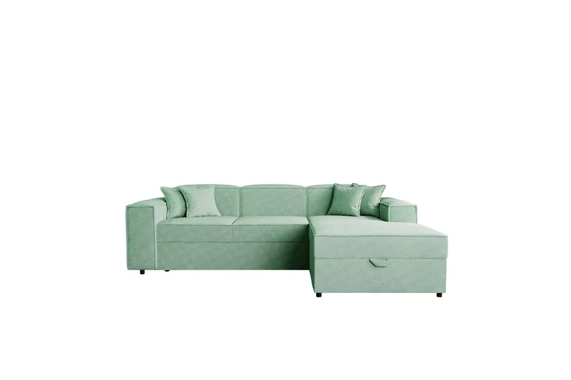 Bizantine Bäddsoffa m. Divan 3-sits, Grå