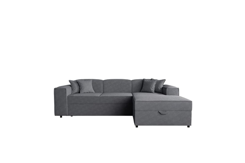 Bizantine Bäddsoffa m. Divan 3-sits - Grå - Möbler - Soffa - Bäddsoffa - Bäddsoffa divan