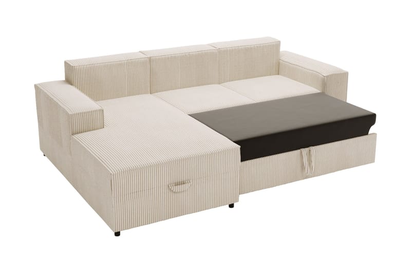 Bizantine Bäddsoffa m. Divan 3-sits - Vit - Möbler - Soffa - Bäddsoffa - Bäddsoffa divan