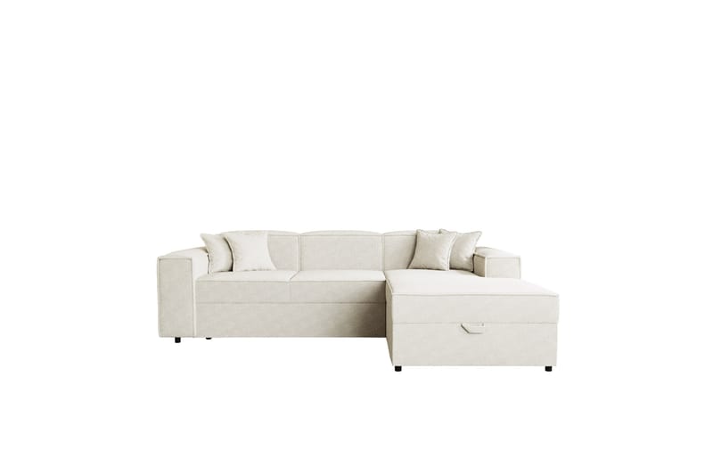 Bizantine Bäddsoffa m. Divan 3-sits - Vit - Möbler - Soffa - Bäddsoffa - Bäddsoffa divan