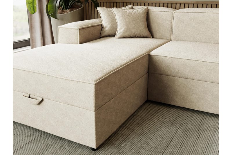 Bizantine Bäddsoffa m. Divan 3-sits - Vit - Möbler - Soffa - Bäddsoffa - Bäddsoffa divan