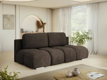 Bjorn 3-sits Bäddsoffa med förvaring - brun - Möbler - Soffa - Bäddsoffa - 2 sits bäddsoffa