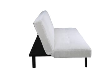 Bodil Bäddsoffa - Vit/Svart - Möbler - Soffa - Bäddsoffa - Bäddsoffa längsbäddad