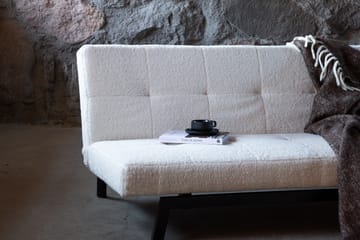 Bodil Bäddsoffa - Vit/Svart - Möbler - Soffa - Bäddsoffa - Bäddsoffa längsbäddad