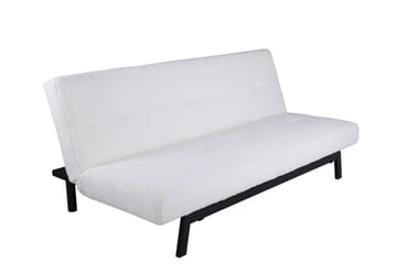 Bodil Bäddsoffa - Vit/Svart - Möbler - Soffa - Bäddsoffa - Bäddsoffa längsbäddad