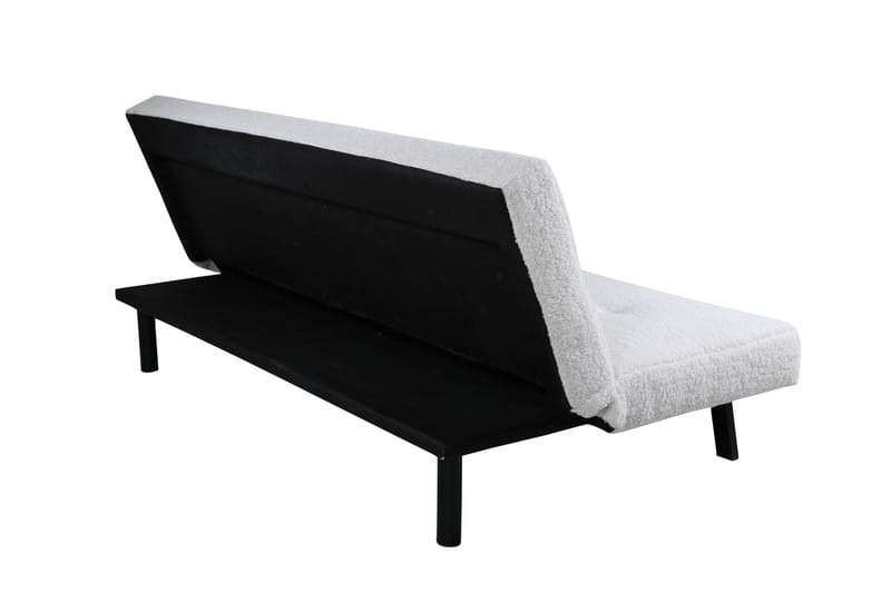 Bodil Bäddsoffa - Vit/Svart - Möbler - Soffa - Bäddsoffa - Bäddsoffa längsbäddad