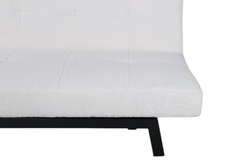 Bodil Bäddsoffa - Vit/Svart - Möbler - Soffa - Bäddsoffa - Bäddsoffa längsbäddad