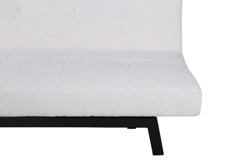 Bodil Bäddsoffa - Vit/Svart - Möbler - Soffa - Bäddsoffa - Bäddsoffa längsbäddad
