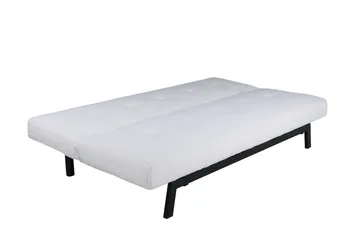 Bodil Bäddsoffa - Vit/Svart - Möbler - Soffa - Bäddsoffa - Bäddsoffa längsbäddad