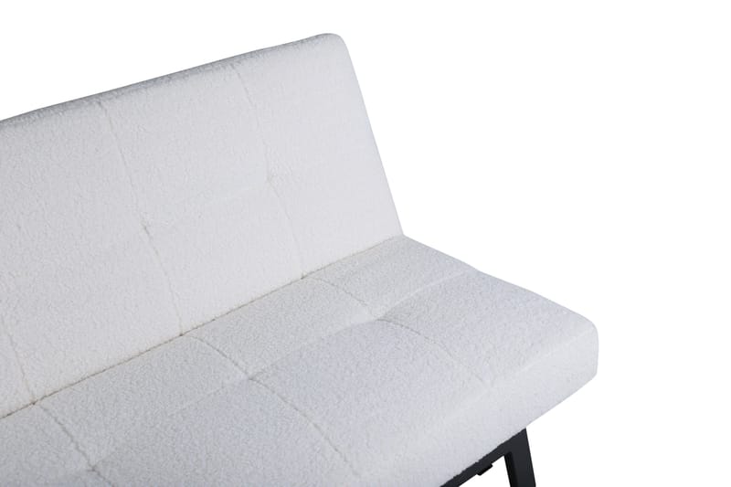 Bodil Bäddsoffa - Vit/Svart - Möbler - Soffa - Bäddsoffa - Bäddsoffa längsbäddad