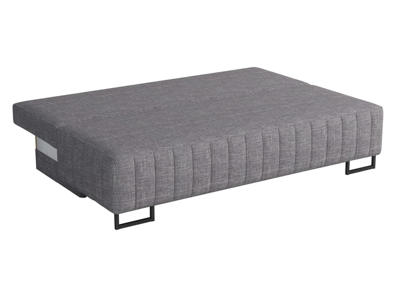 Bonsall 3-sits Bäddsoffa med förvaring - grå - Möbler - Soffa - Bäddsoffa - Bäddsoffa längsbäddad