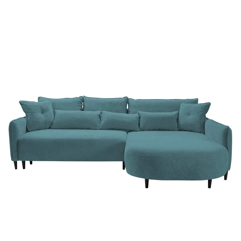 Bornalle 3-sits Bäddsoffa med divan, turkos