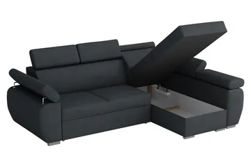 Boston Hörnsoffa Vänster - Mörkgrå - Möbler - Soffa - Bäddsoffa - Bäddsoffa divan