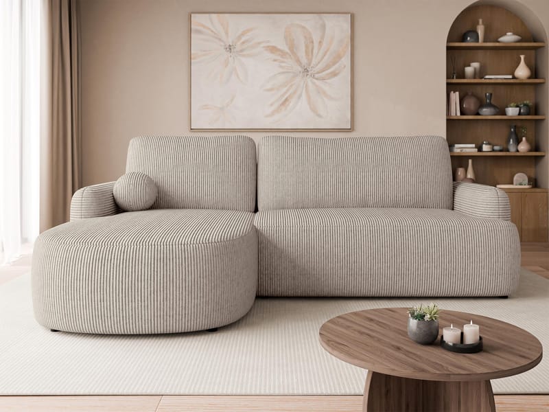 Branrel 3-sits Bäddsoffa med divan och förvaring - Möbler - Soffa - Bäddsoffa - Hörnbäddsoffa