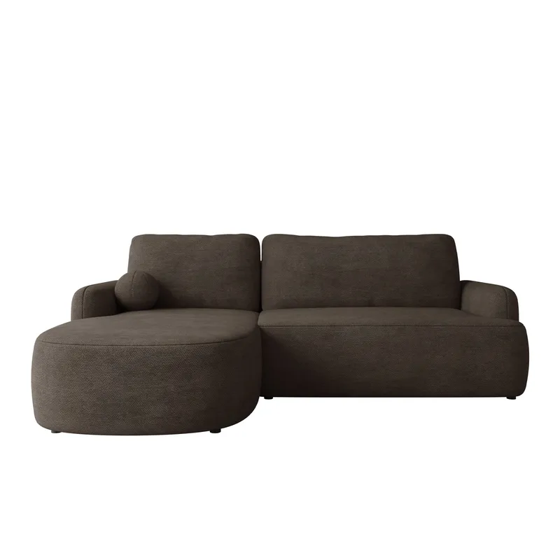 Branrel 3-sits Soffa med divan - Brun - Möbler - Soffa - Bäddsoffa - Hörnbäddsoffa