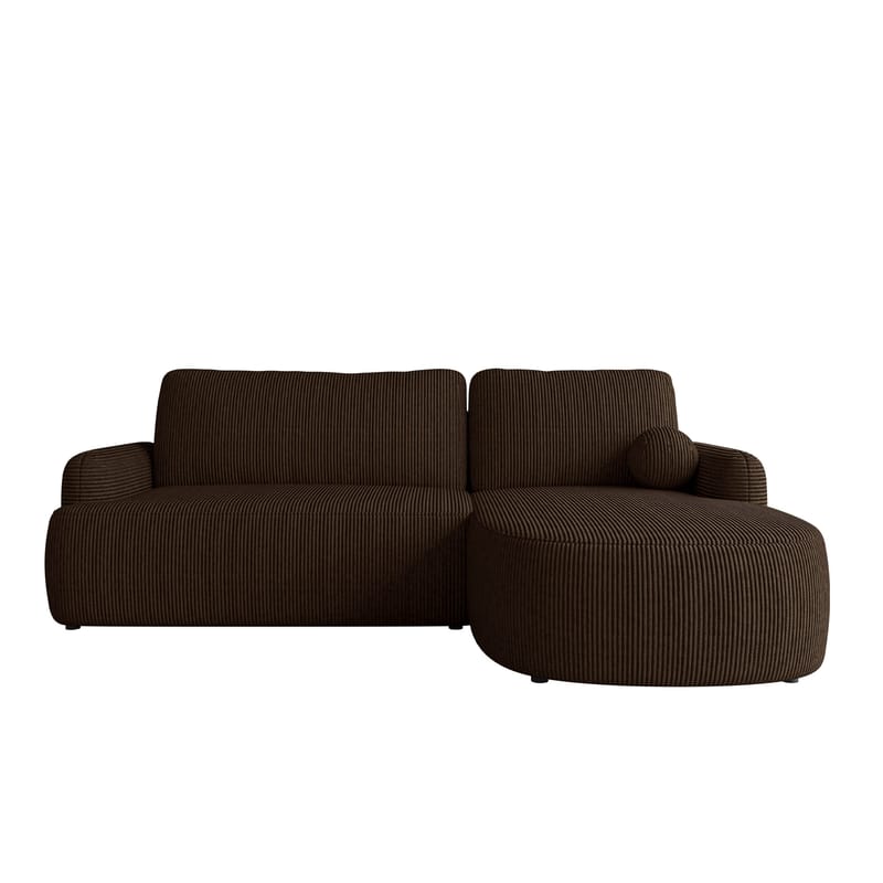 Branrel 3-sits Soffa med divan, brun