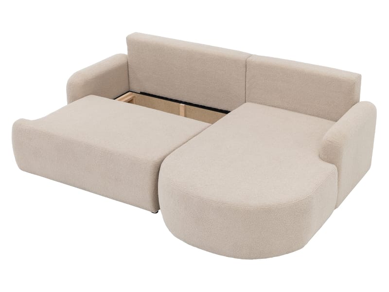 Branrel 3-sits Soffa med divan - brun - Möbler - Soffa - Bäddsoffa - Hörnbäddsoffa