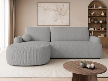 Branrel 3-sits Soffa med divan - grå - Möbler - Soffa - Bäddsoffa - Hörnbäddsoffa