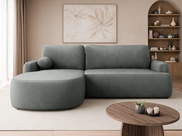 Branrel 3-sits Soffa med divan - grå - Möbler - Soffa - Bäddsoffa - Hörnbäddsoffa