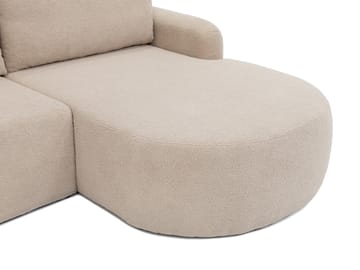 Branrel 3-sits Soffa med divan - grå - Möbler - Soffa - Bäddsoffa - Hörnbäddsoffa