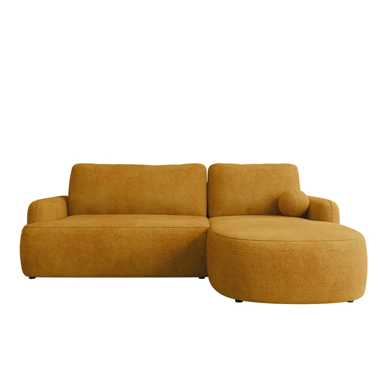 Branrel 3-sits Soffa med divan - gul - Möbler - Soffa - Bäddsoffa - Hörnbäddsoffa