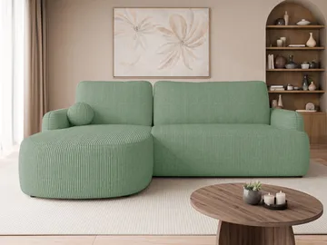Branrel 3-sits Soffa med divan - mint - Möbler - Soffa - Bäddsoffa - Hörnbäddsoffa