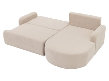 Branrel 3-sits Soffa med divan - svart - Möbler - Soffa - Bäddsoffa - Hörnbäddsoffa