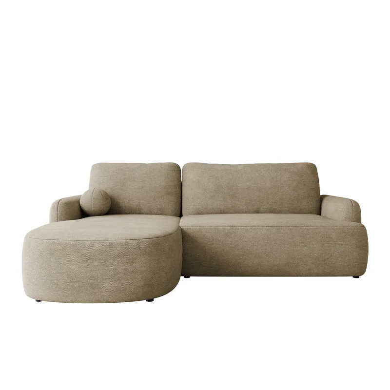Branrel 4-sits Bäddsoffa med Divan Vänster, Beige