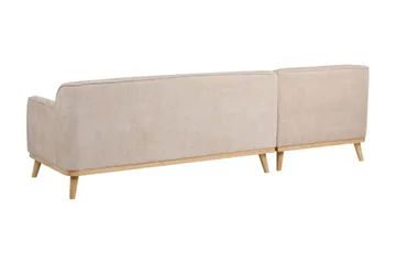 Bree Hörnsoffa 3-sits - Beige/Ljust trä - Möbler - Soffa - Bäddsoffa - Bäddsoffa divan