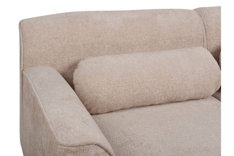 Bree Hörnsoffa 3-sits - Beige/Ljust trä - Möbler - Soffa - Bäddsoffa - Bäddsoffa divan