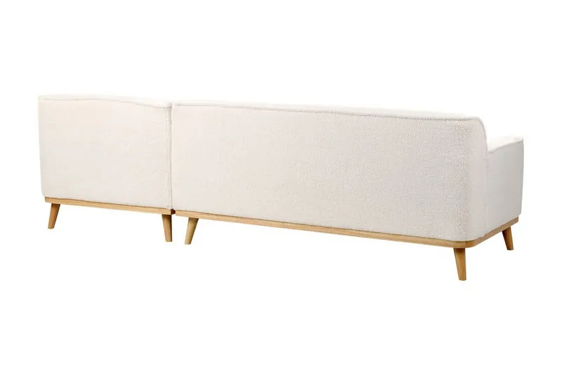 Bree Hörnsoffa 3-sits - Vit/Ljust trä - Möbler - Soffa - Bäddsoffa - Bäddsoffa divan