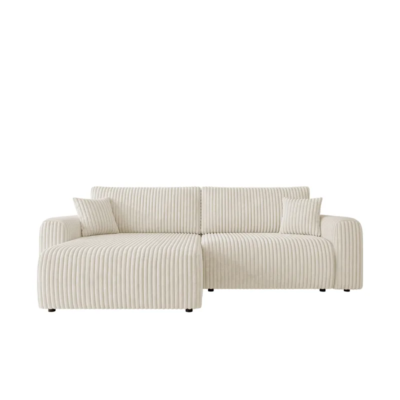 Brenor 3-sits Bäddsoffa med divan Vänstervänd, beige