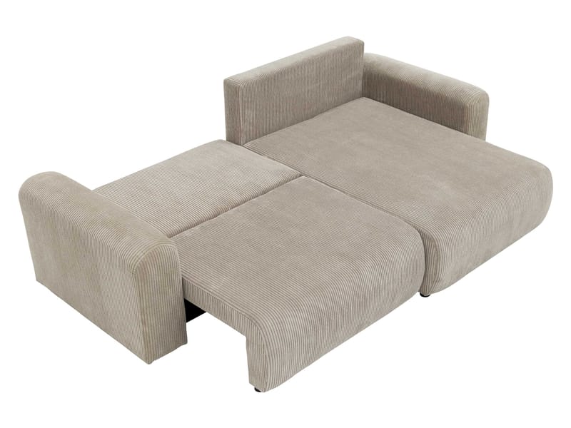 Brenor 3-sits Bäddsoffa med divan Vänstervänd - beige - Möbler - Soffa - Bäddsoffa - Hörnbäddsoffa