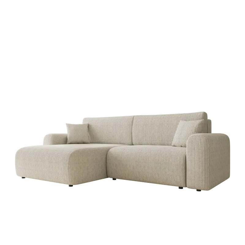 Brenor Bäddsoffa med Divan 3-sits - Beige - Möbler - Soffa - Bäddsoffa - Bäddsoffa divan