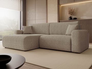 Brenor Bäddsoffa med Divan 3-sits - Brun - Möbler - Soffa - Bäddsoffa - Bäddsoffa divan