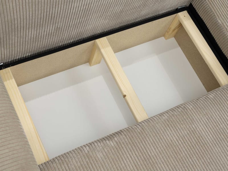 Brenor Bäddsoffa med Divan 3-sits - Brun - Möbler - Soffa - Bäddsoffa - Bäddsoffa divan