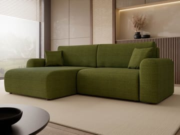 Brenor Bäddsoffa med Divan 3-sits - Brun - Möbler - Soffa - Bäddsoffa - Bäddsoffa divan