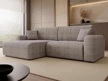 Brenor Bäddsoffa med Divan 3-sits - Brun - Möbler - Soffa - Bäddsoffa - Bäddsoffa divan