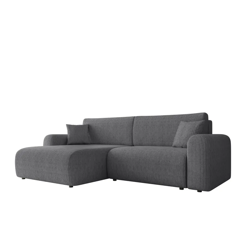 Brenor Bäddsoffa med Divan 3-sits - Grå - Möbler - Soffa - Bäddsoffa - Bäddsoffa divan