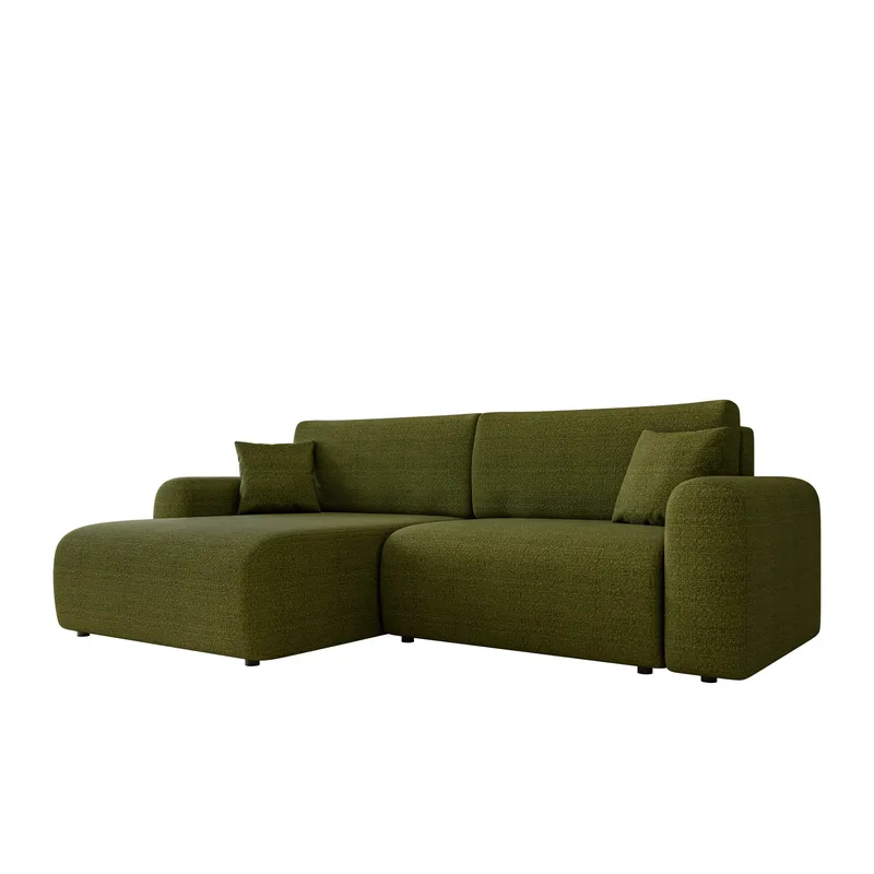Brenor Bäddsoffa med Divan 3-sits - Grön - Möbler - Soffa - Bäddsoffa - Bäddsoffa divan