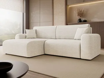 Brenor Bäddsoffa med Divan 3-sits - Ljusbeige - Möbler - Soffa - Bäddsoffa - Bäddsoffa divan
