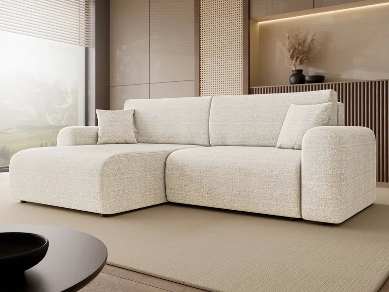Brenor Bäddsoffa med Divan 3-sits - Ljusbeige - Möbler - Soffa - Bäddsoffa - Bäddsoffa divan